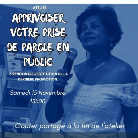 affiche prise de parole